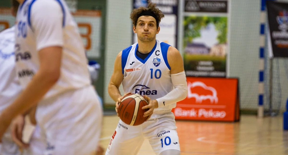 Piotr Wieloch, kapitan Enea Basket Poznań, fot. Paweł Jonik/Enea Basket Poznań 