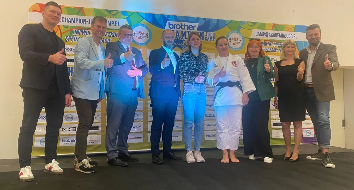 Judo, Mistrzyni olimpijska Barbara Matić Poznaniu Jestem podekscytowana - zdjęcie, fotografia
