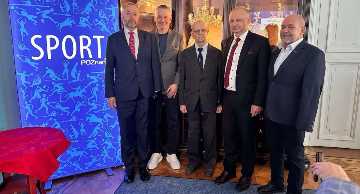 Inne, Jerzy Szmyt Lejwoda Superseniorami Poznańskiego Sportu - zdjęcie, fotografia
