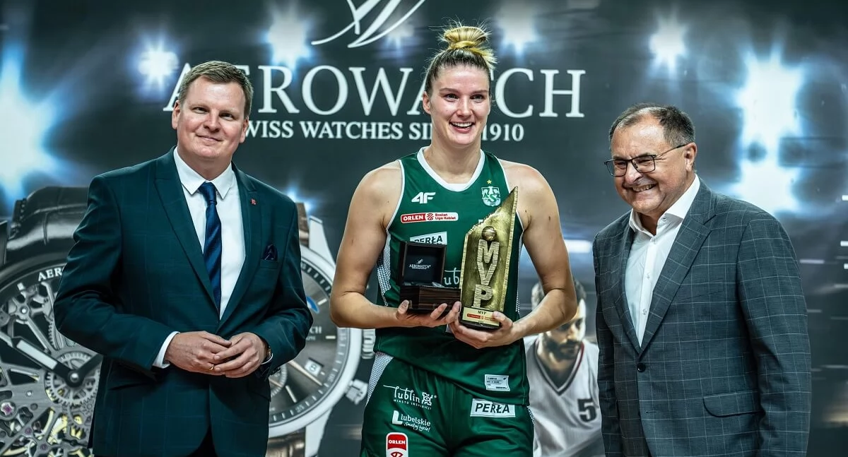 MVP meczu o Superpuchar Polski w Poznaniu. Zdjęcie: archiwum OBLK/Jakub Drzewiecki