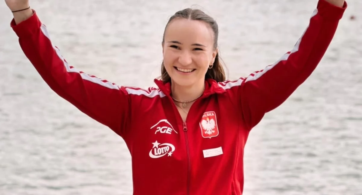 Kajakarstwo, Sensacyjna Szperkiewicz poznańska męska dwójka Cztery medale Poznania - zdjęcie, fotografia