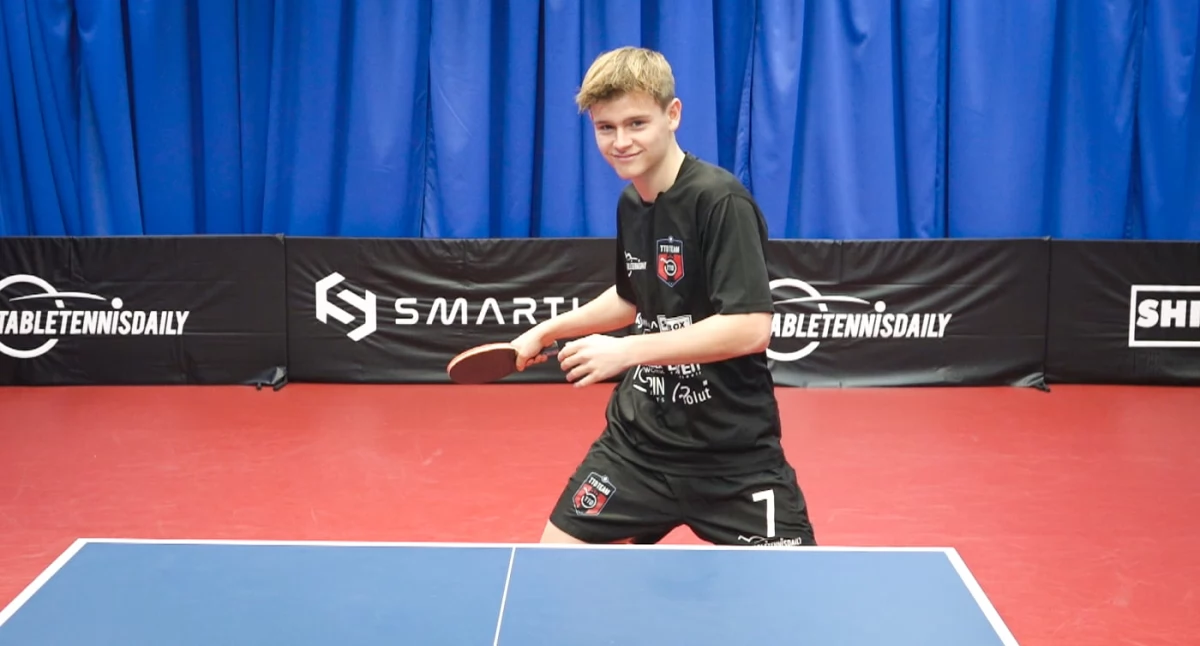 Tenis stołowy, Kings Table zbudował zespół ligę składzie duński mistrz znany świecie youtuber - zdjęcie, fotografia