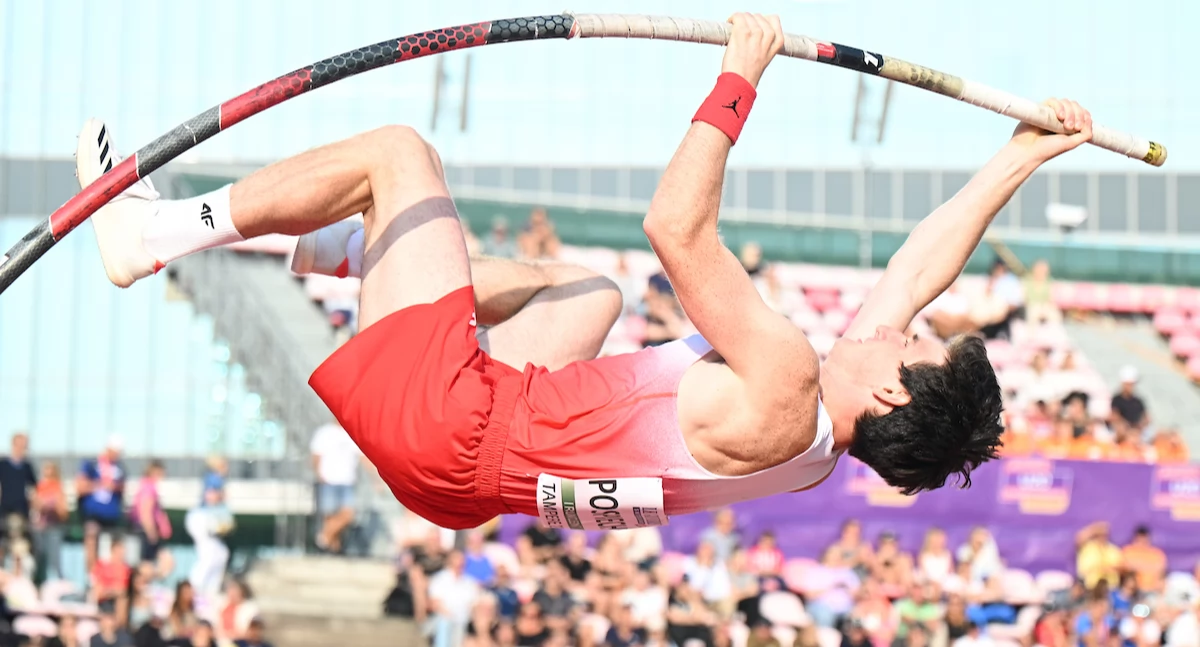 Lekka atletyka, niespodzianka Tyczkarz Paweł Pośpiech medalem mistrzostw Europy - zdjęcie, fotografia