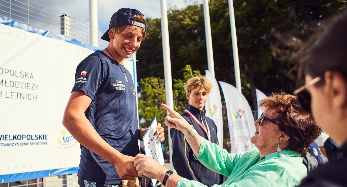 Żeglarstwo, żeglarstwie Złoty medal Wielkopolski bliski podium - zdjęcie, fotografia