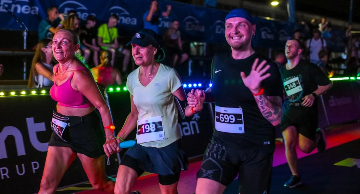 Triathlon, Night Poznań otwarcie weekendu IRONMAN Poznań wrześniu - zdjęcie, fotografia