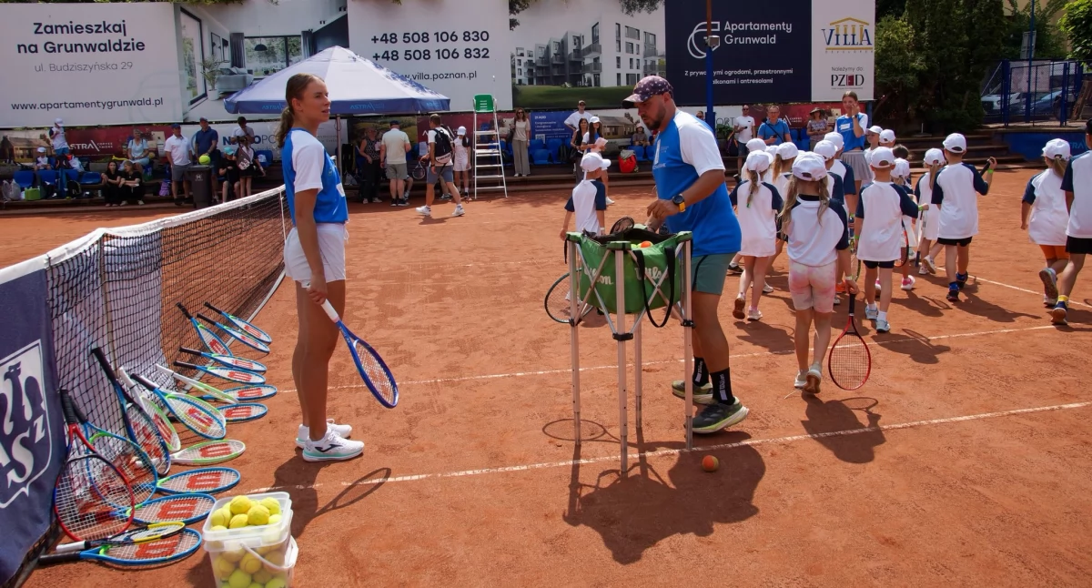 zdjęcia: Magda Linette Fundation/Kids Day z Magdą Linette na kortach AZS-u Poznań