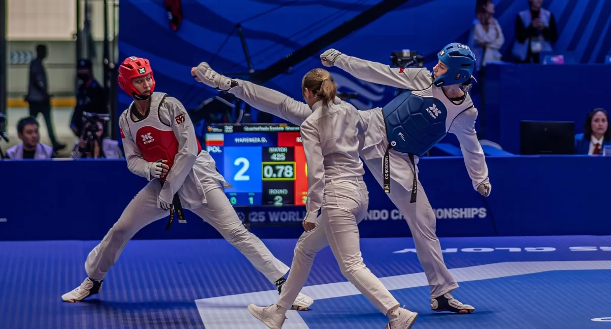 Taekwondo olimpijskie, Poznańscy taekwondziści medalu Dagmara Haremza była bardzo blisko - zdjęcie, fotografia