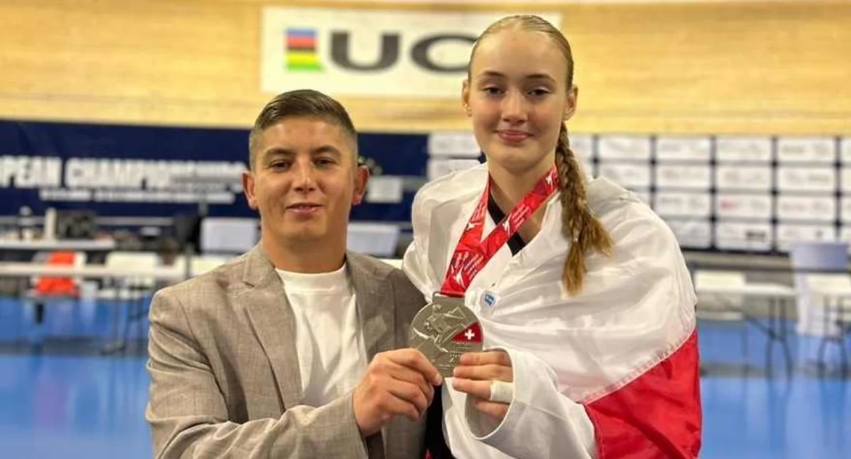 Taekwondo olimpijskie, Emilia Hoffmann wicemistrzynią Europy - zdjęcie, fotografia
