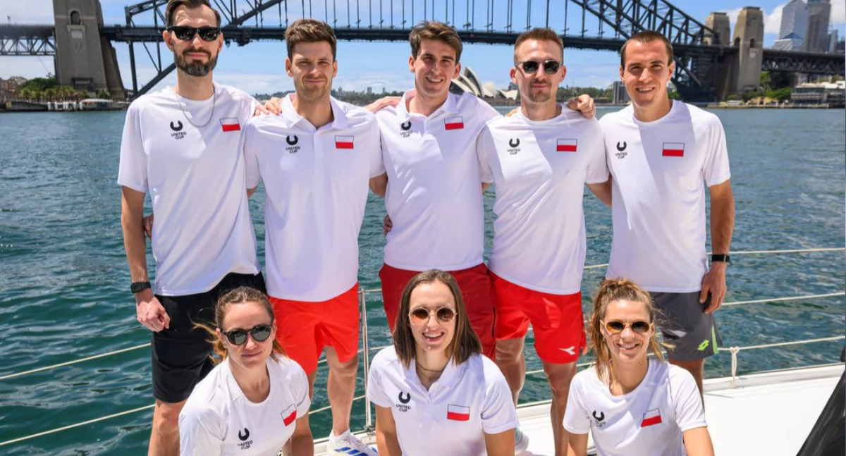 Tenis, United reprezentacji Polski Świątek Hubert Hurkacz poznaniacy - zdjęcie, fotografia