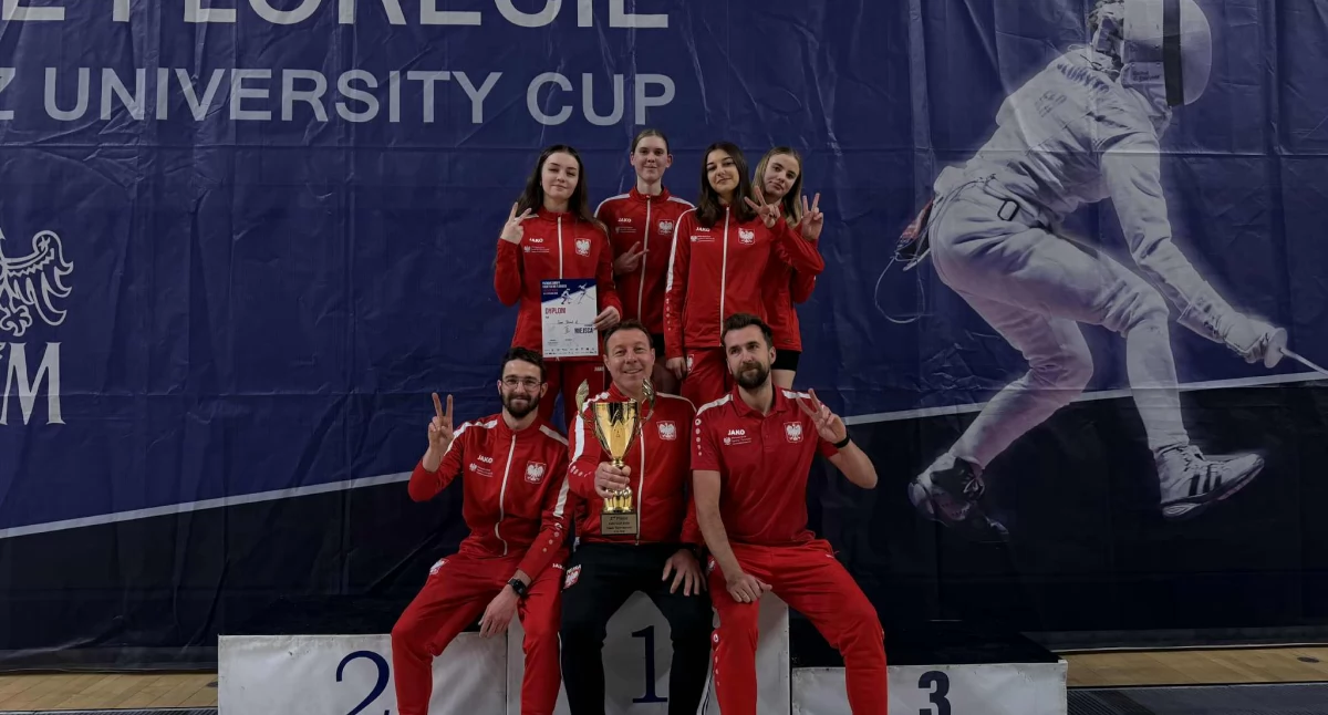 Szermierka, Polki poznanianką składzie podium Pucharu Europy Florecie - zdjęcie, fotografia