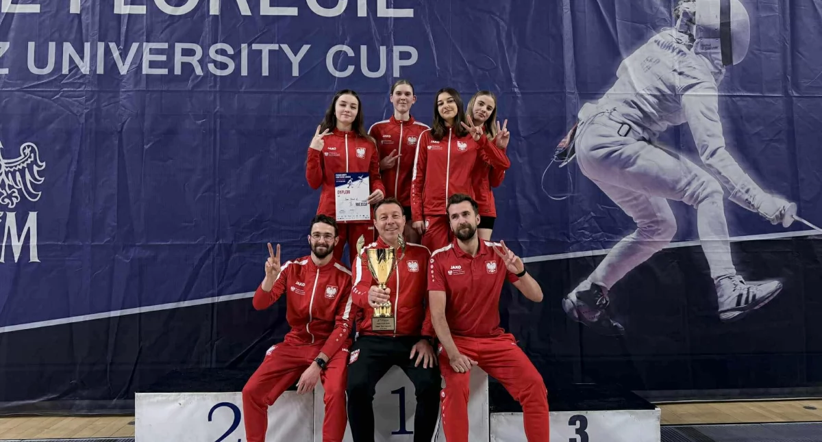 Szermierka, Polki poznanianką składzie podium Pucharu Europy Florecie - zdjęcie, fotografia