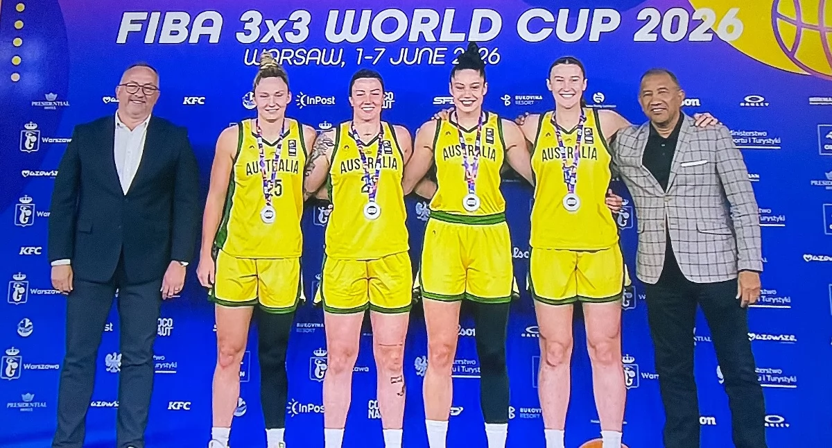 Koszykówka 3x3, Srebro Eneą srebro koszykówce Wielki sukces Hannah - zdjęcie, fotografia