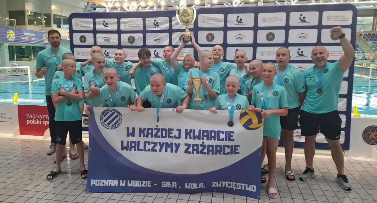 Piłka wodna, Młodzi piłkarze wodni Waterpolo Poznań mistrzami Polski - zdjęcie, fotografia