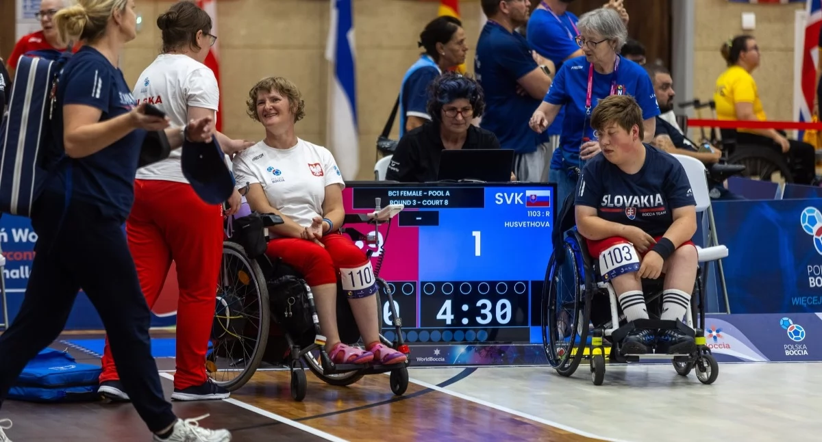 Sport niepełnosprawnych, Poznaniu World Boccia Challenger Walczy reprezentacja Polski - zdjęcie, fotografia