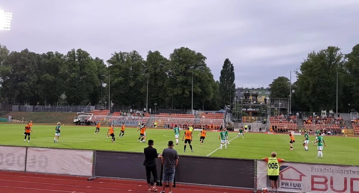 Football, Skromne zasłużone zwycięstwo Warty Poznań Chrobrym Głogów - zdjęcie, fotografia