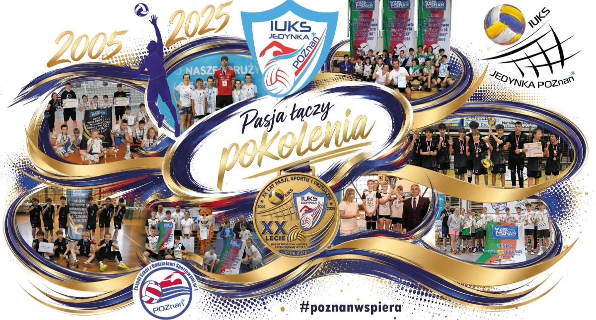 Siatkówka, Jubileusz siatkarskiego Jedynka Turniej Pokoleń piękny wobec trenera Fortu Poznań - zdjęcie, fotografia