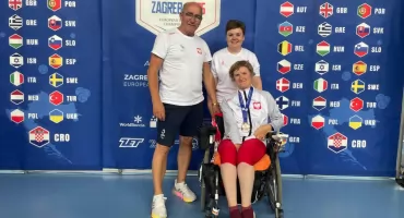 Poznańska paralimpijka Kinga Koza z medalem mistrzostw Europy