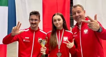 Florecistka Warty Muszkieterów na podium Pucharu Europy