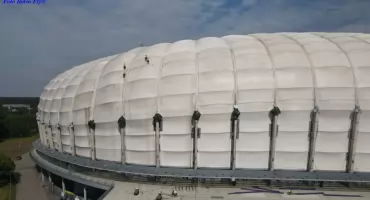 Będzie wymiana membrany na Enea Stadionie. Czy zamkną trybunę?