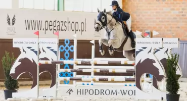 Zawody Sylwestrowe na Woli na zakończenie roku. Na parkurze wicemistrzyni olimpijska