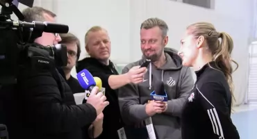 Hokeistki Swarka Swarzędz i ich Media Day w Poznaniu. Zaprosiły Poznaniaków na Halowy Klubowy Puchar Europy GALERIA
