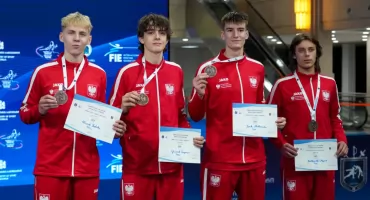 Kolejny medal dla Poznania na Mistrzostwach Europy w Szermierce. Prezent dla trenera