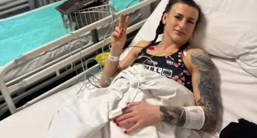 Ewelina Woźniak w szpitalu po walce na Gali KSW