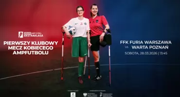 Pierwsze w Europie klubowe mecze ampfutbolu kobiet. Zagra w nich Warta Poznań, a pokaże TVP3 Poznań