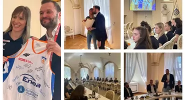 Wicemistrzynie Polski u Zastępcy Prezydenta: Zakochałem się w Was