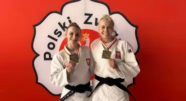 Złote dziewczyny z Akademii Judo Poznań. Angelika Szymańska i Eliza Wróblewska mistrzyniami Polski